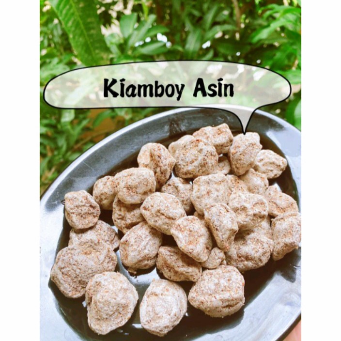 

manisan kiamboy putih asin ada biji 250 gram