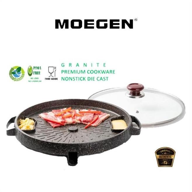 GRILL PAN MOEGEN GERMANY BULGOGI PAN ALL NEW MOEGEN 32CM GRILL PANGGANGAN BBQ + EL09I09A82L