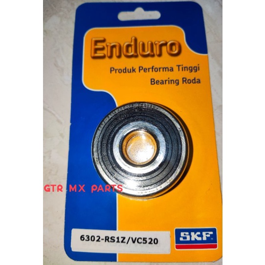 BEARING SKF ENDURO 6302 RS1Z RODA BELAKANG MEGAPRO, MEGAPRO MONO, VERZA, CB150 R  ORIGINAL