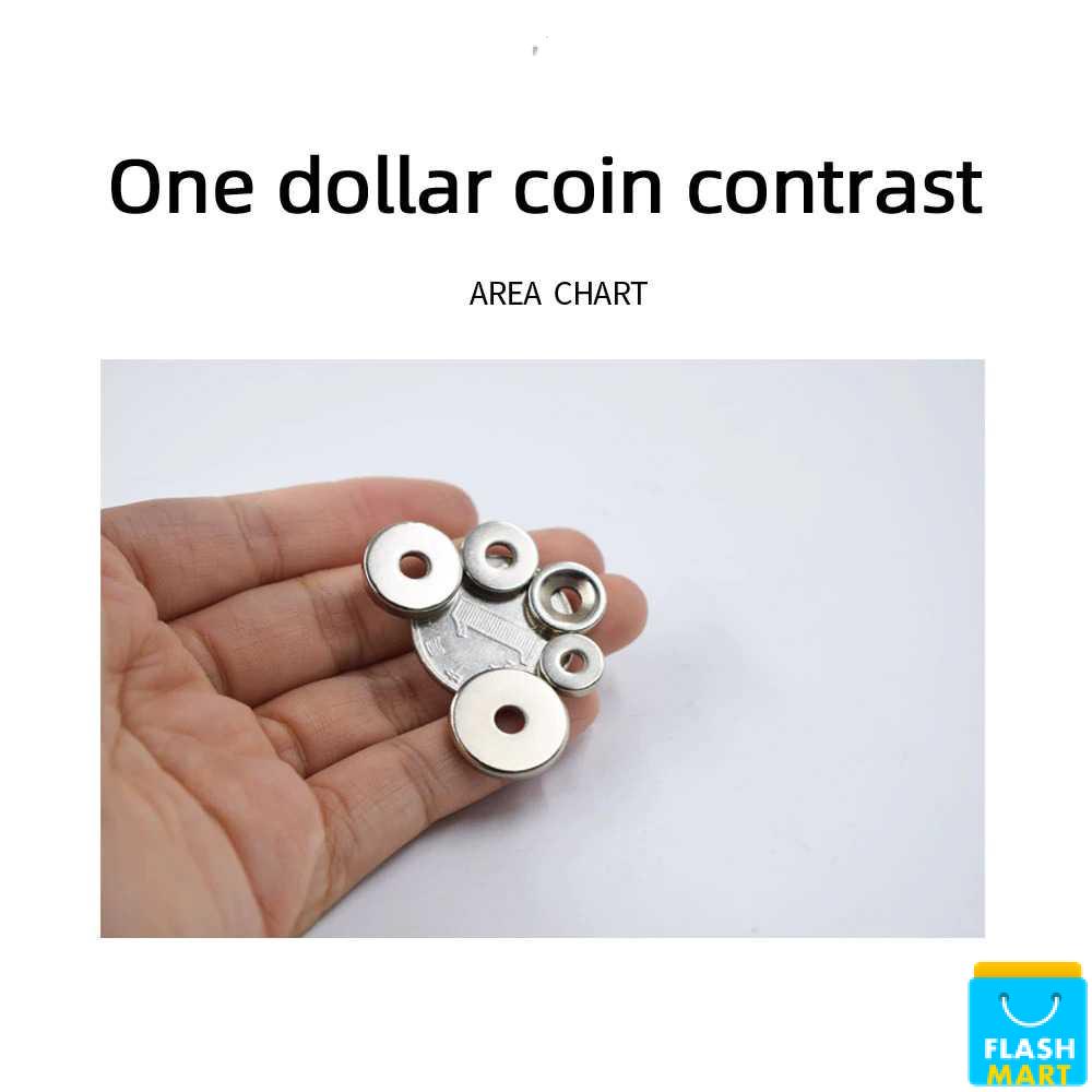 Flashmart Strong Neodymium Magnet NdFeB N35 10x3mm 30 PCS - D21