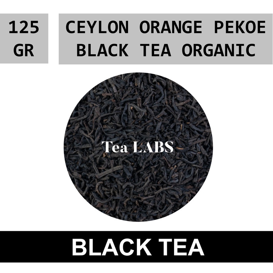 

Ceylon Orange Pekoe Black Tea Organic / Teh Hitam Premium 125 GRAM