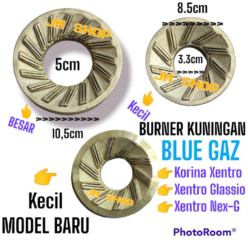 BURNER/KUNINGAN KOMPOR BLUE GAZ/BLUE GAS KUALITAS TEBAL