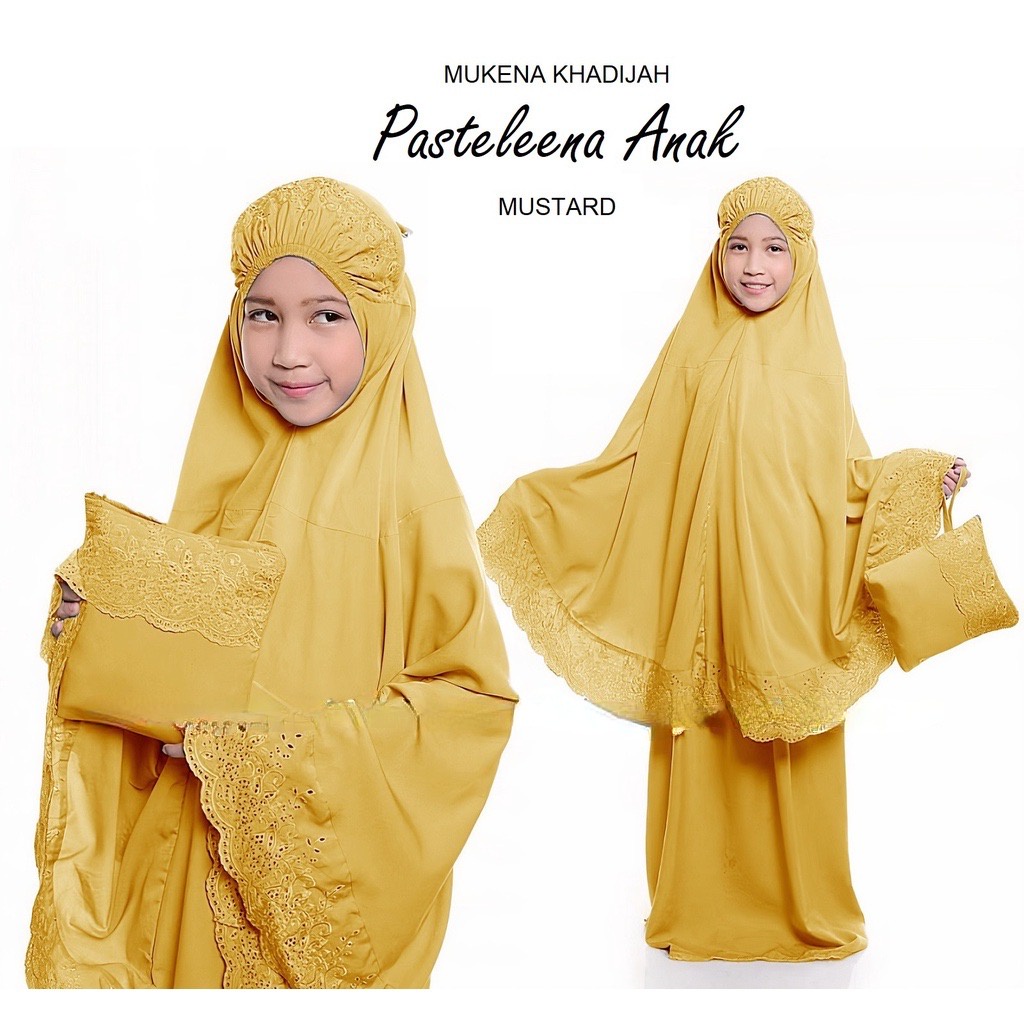 MUKENA SITI KHODIJAH ANAK ROSALENA (6-10TAHUN) MUKENA ANAK PEREMPUAN