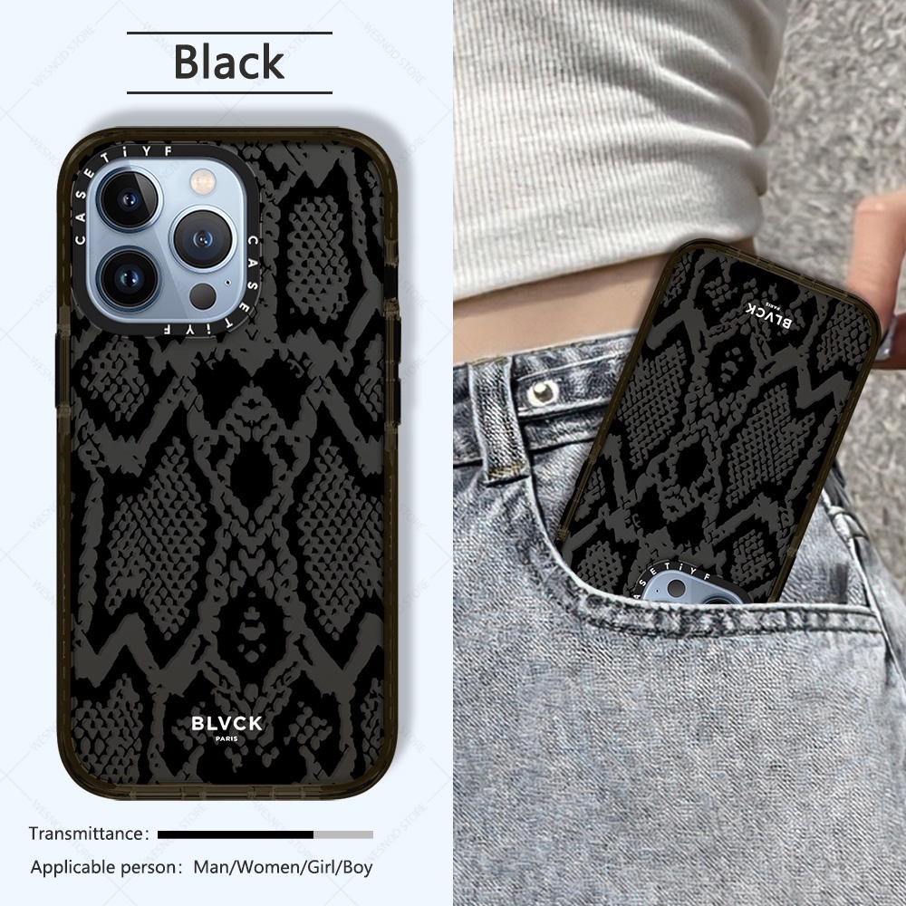CASING SNAKE SKIN CASETIFY IPHONE 7 8 7+ 8+ X XS MAX XR 11 12 13 14 PRO MAX MINI