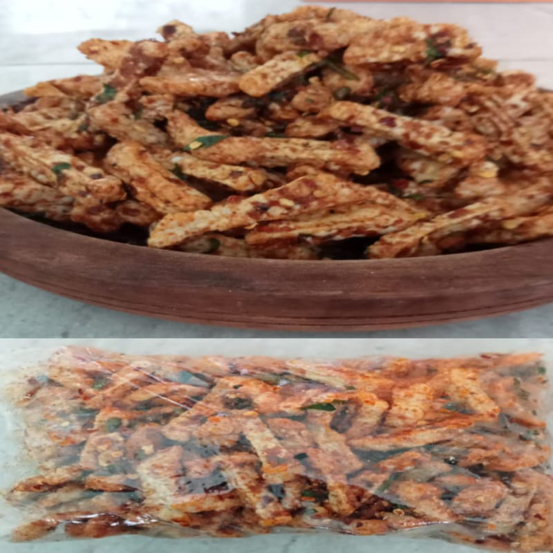 

Basreng Stik Rasa Pedas Extra Daun Jeruk 500 Gram