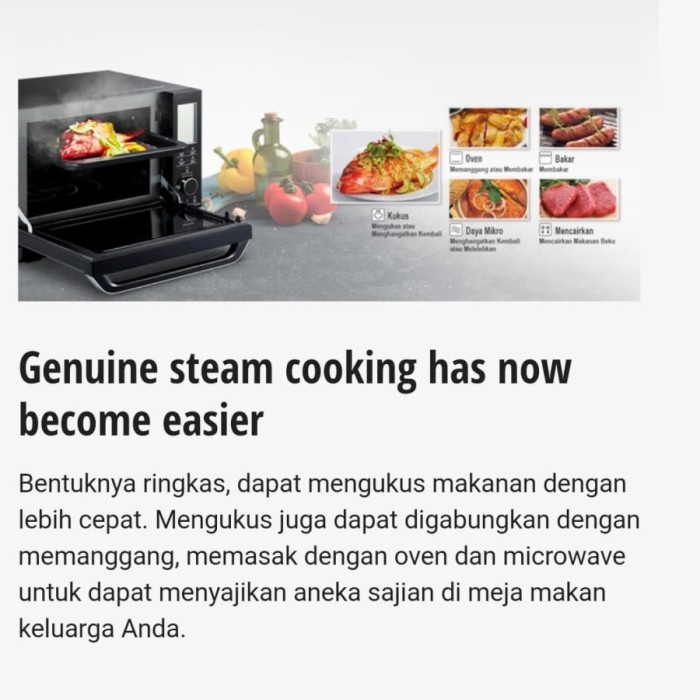 Microwave Oven Panasonic NN-DS596 Inverter Turbo Steam NNDS596BTTE 27L ORIGINAL