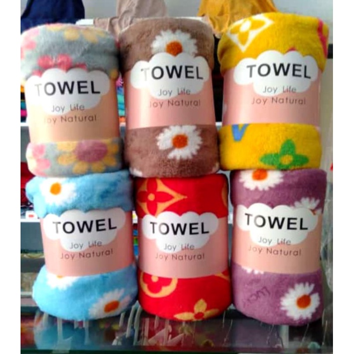 Handuk Mandi Towel / Handuk Towel joy life natural Lembut / Uk 75x150