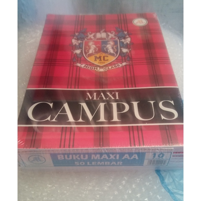 

Terlaris Grosir Buku Tulis Campus Maxi Aa 50 Lembar 10 Buku