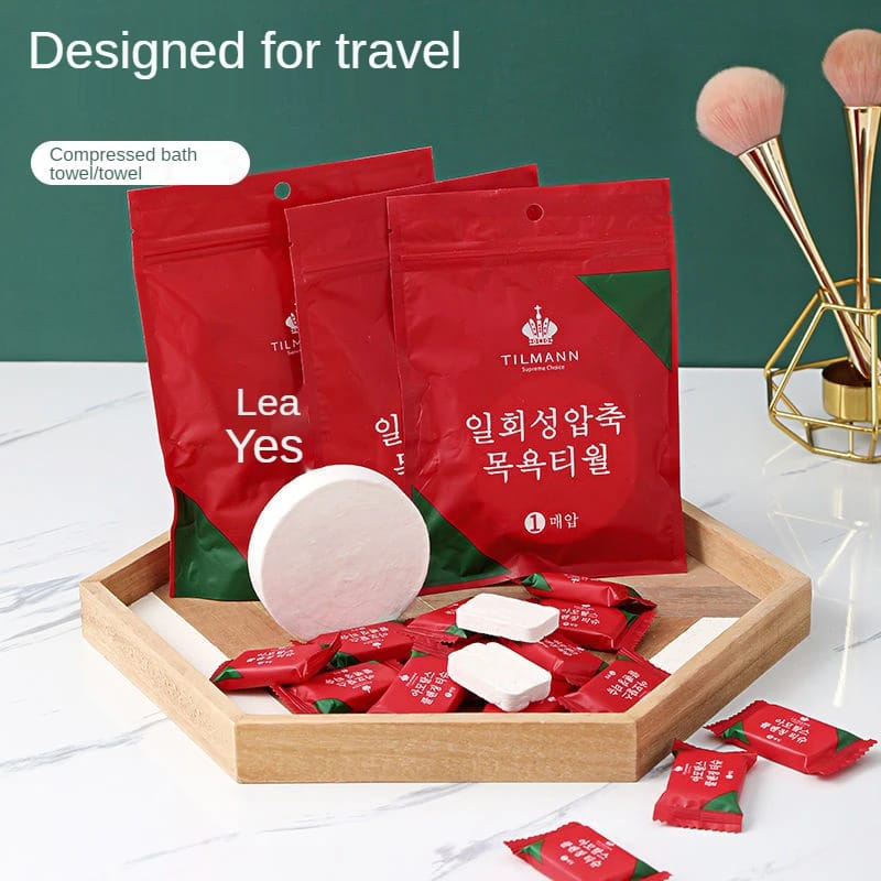 Handuk Mandi Travel Portable Ukuran Besar /Lap Sekali Pakai F956