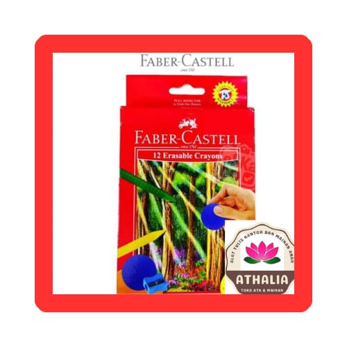 

Erasable Crayon Set 12 Faber Castell