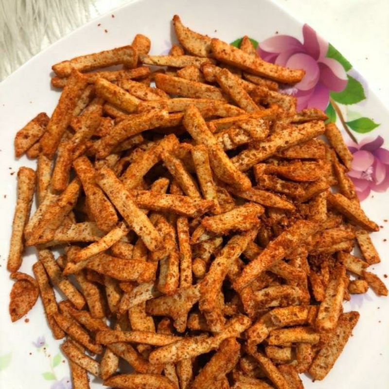 

basreng daun jeruk pedas nampol,pedas manis,manis