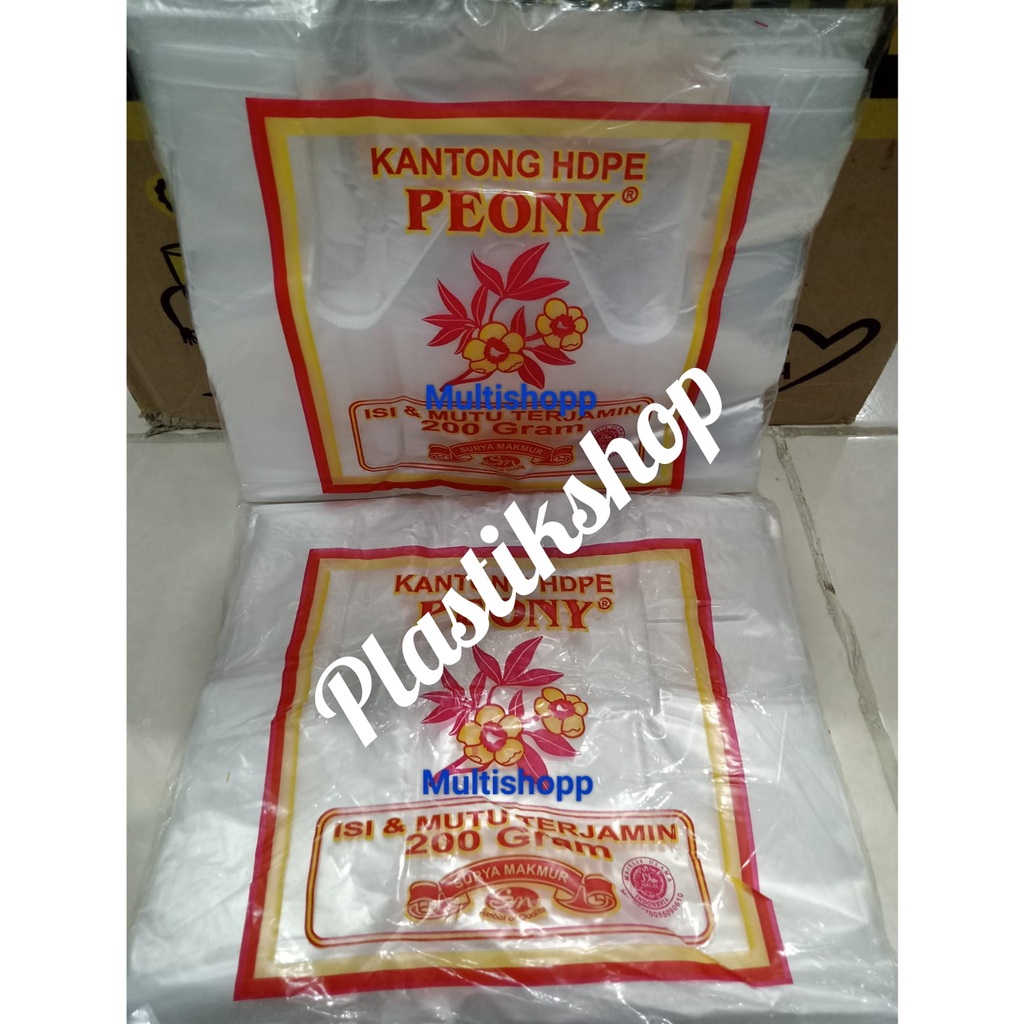 kantong plastik HD PE PEONY 15,24