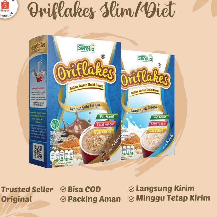 

♟ ORIFLAKES SLIM DIET SEREAL UMBI GARUT (ORDER 2 BOX FREE CASHBACK BERLAKU KELIPATAN) ✻