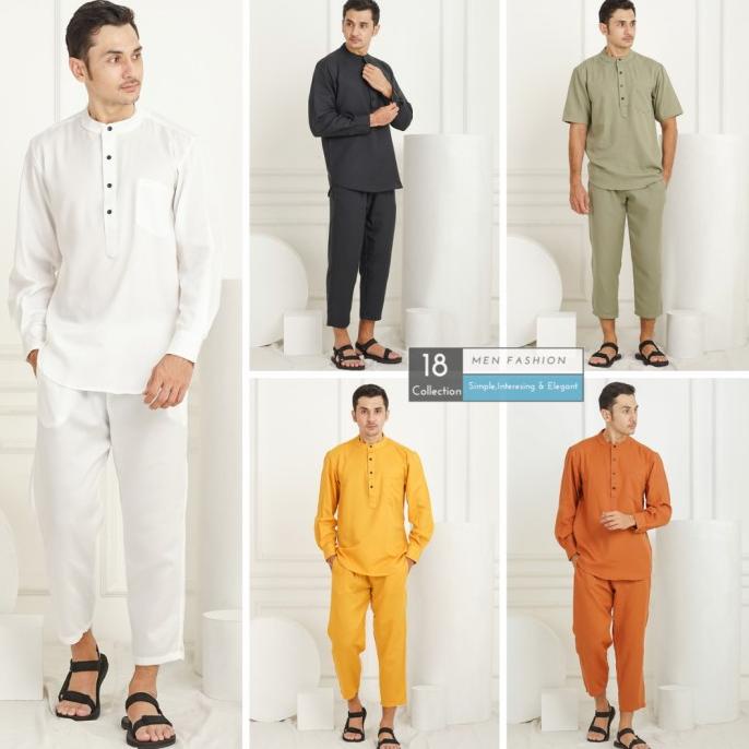 TERLARIS Koko Kurta Dewasa Satu Set Dapat Kemeja Dan Celana /BAJU KOKO PRIA/BAJU KOKO DEWASA/BAJU KO