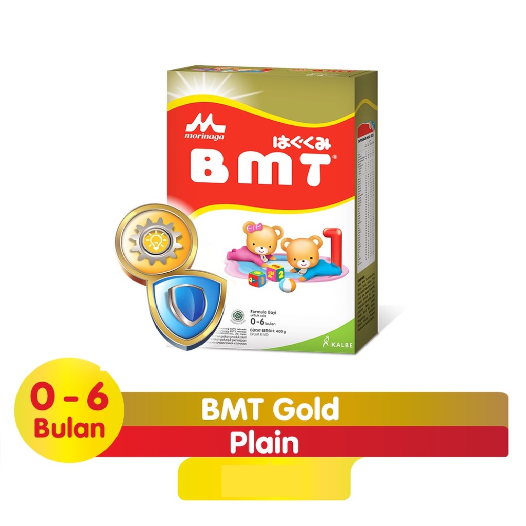 Morinaga BMT Gold 0-6 Bulan Susu Formula Bayi 200gr, 400gr, 800g