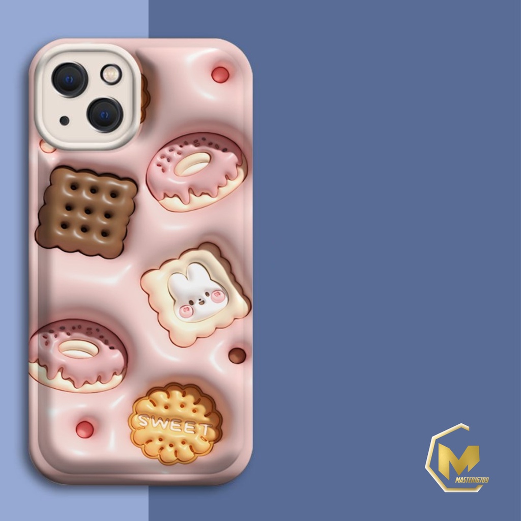 SS146 SOFTCASE MOTIF COOKIES AKSEN 3D FOR XIAOMI REDMI A1 4A 5A 6A 8 8A PRO 9 9A 9C 10A 9T 10 10C 12T 12C 11A NOTE 5 6 7 8 9 10 11 12 PRO 11E POCO C40 M4 M5 PRO MA4078