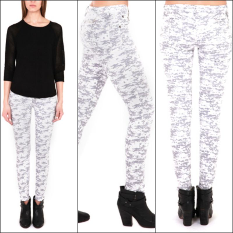 Rag & Bone camo print soft jeans