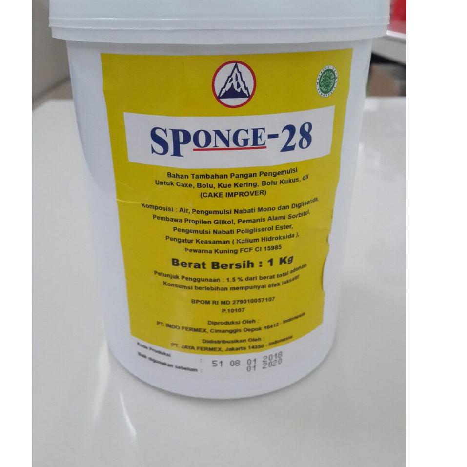 

♚ sp merek 28 sponge 28 cake emulsifier pengembang kue 1kg ✶