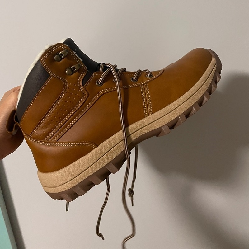 Import Touring Mendaki Non Slip Sepatu Pria Musim Dingin Winter Snow Boots Tinggi Hiking Gunung Bulu Cowok Dewasa Kerja Kantor 259