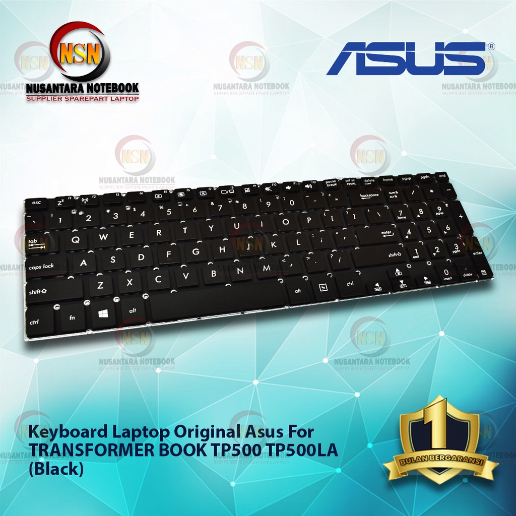 Keyboard Original Laptop Asus For TRANSFORMER BOOK TP500 TP500LA BLACK