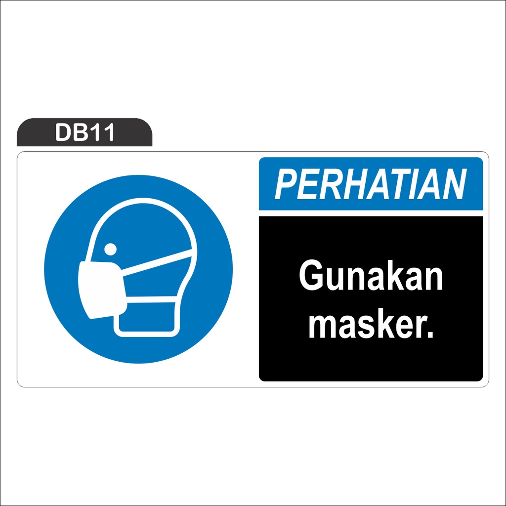 

RAMBU PERHATIAN GUNAKAN MASKER (STICKER ONLY)