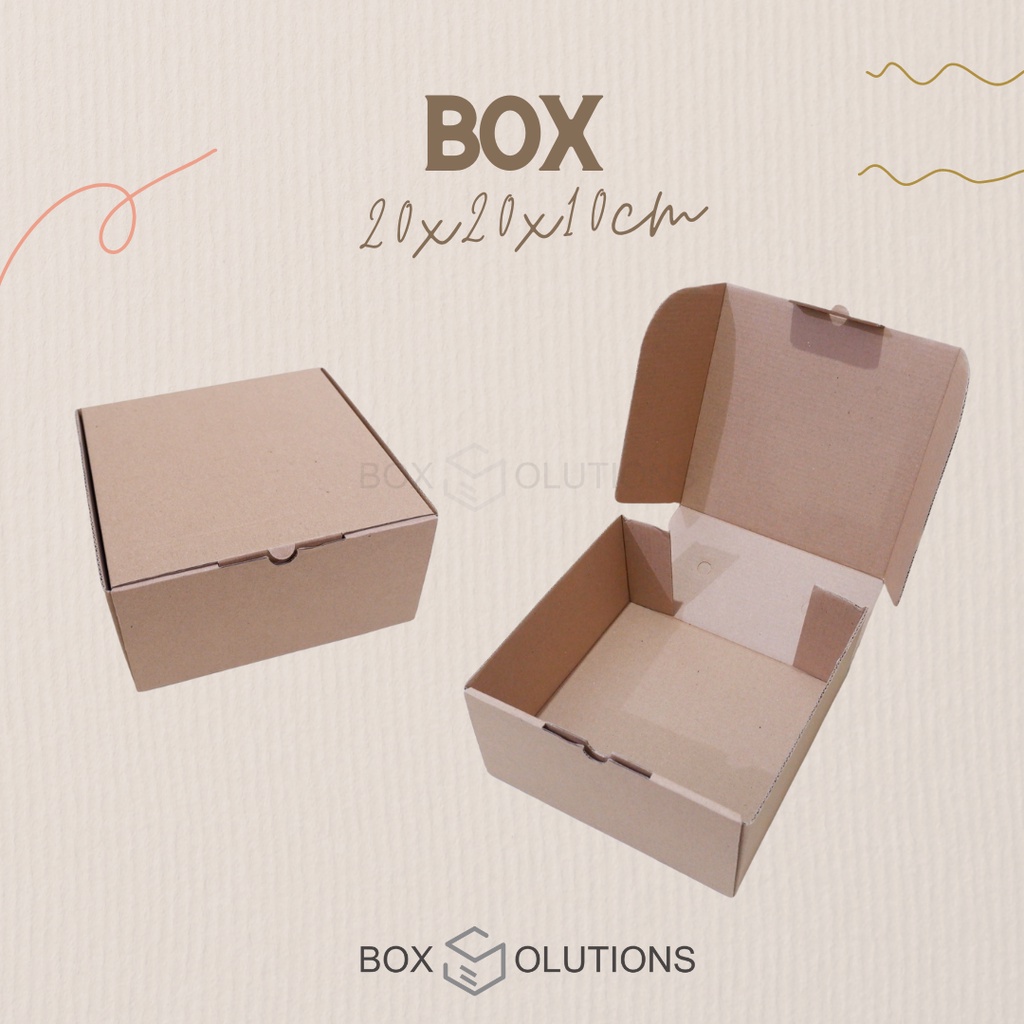 

dus / dos / box hampers corrugated 20 x 20 x 10 cm / 20x20x10 cm