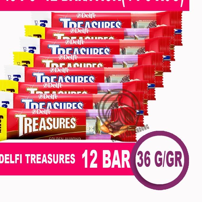 

♜ Coklat Delfi Treasure Golden Almond 12 Bar X 36gr - Cokelat Delfi Treasures Isi 48pcs X 9gr Kiloan Cookies and Cream 36 gram X 12 Pak ➹