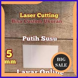 tools Acrylic Putih Susu 5mm 55x75cm  Akrilik Lembaran 1F3BZ3