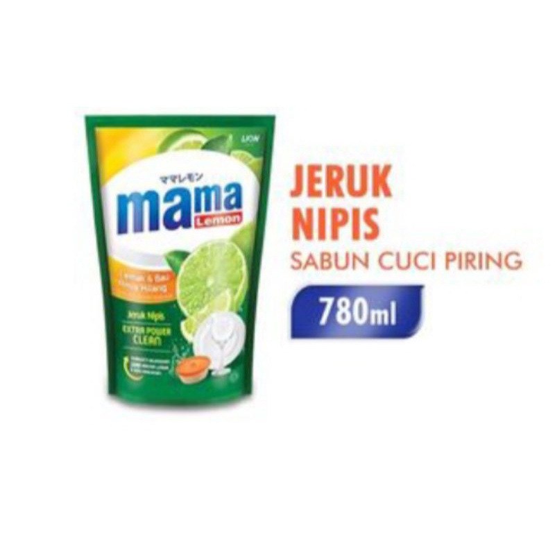 MAMA LEMON SABUN CUCI PIRING 780 ML/Sabun Cuci Piring Max Bio+ 750 ml