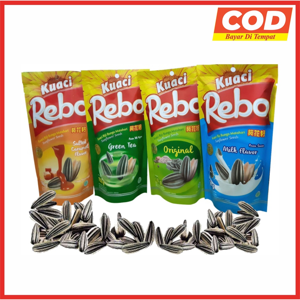 

Kuaci Rebo 150gram / kuacirebo 150 / Kuaci bunga matahari 150gr HALAL