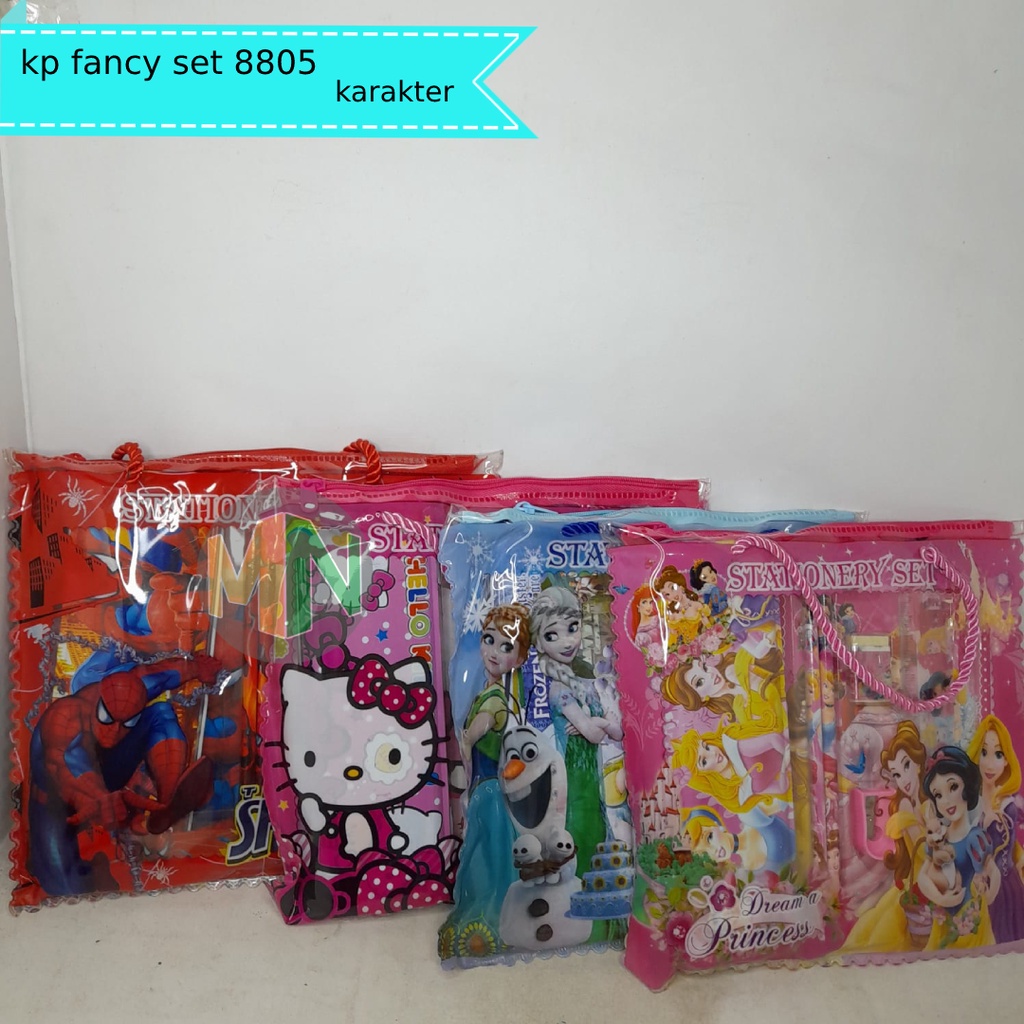 

kotak pensil fancy set 8805 / kotak pensil karakter disney