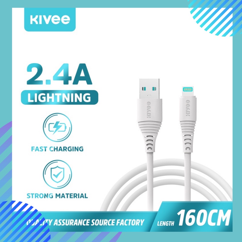 KIVEE Kabel data fast charging 2.4A MICRO USB Type-C IPHONE