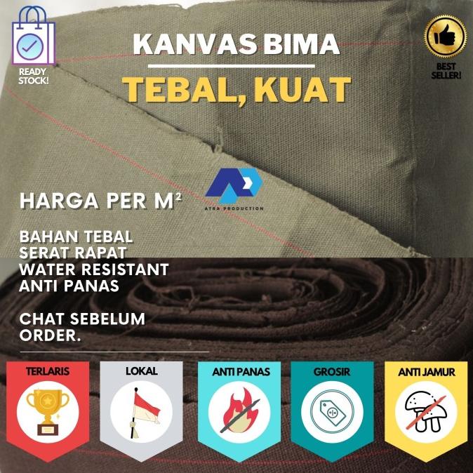 Terpal Kanvas Bima Bahan Kain Canvas Bima Harga Termurah [Ready Stock]