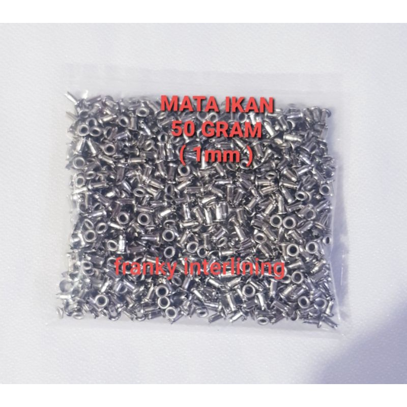 ELEYET MATA IKAN (1mm) ISI 50 GRAM