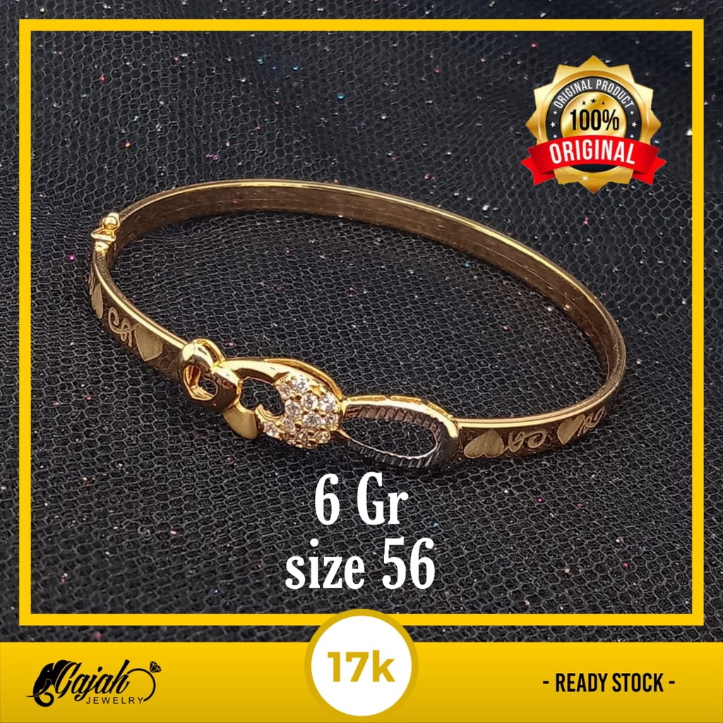 Gelang emas 17k - 6 gr kadar 750 - 4249