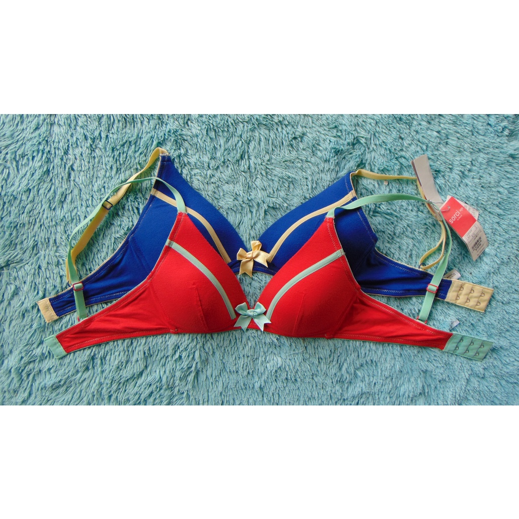 [NORMAL PRICE IDR 220.000,-] SORCI AGE SAI 0064 BY WACOAL WIREFREE BRA KATUN VISCOSE SPANDEX TANPA K