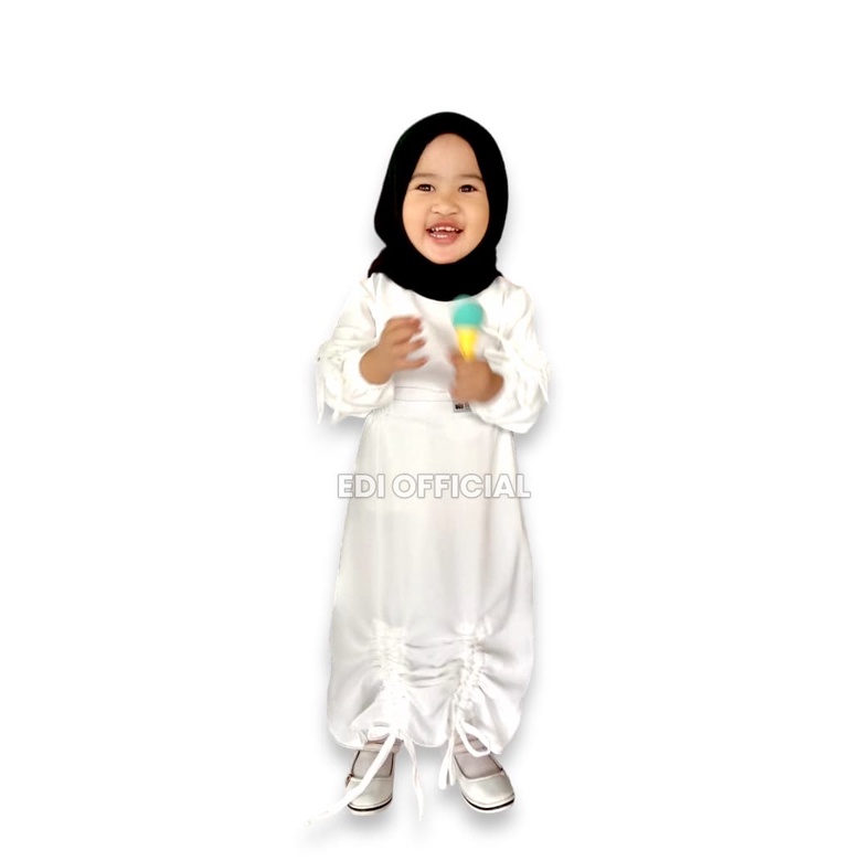 Set Gamis Anak Set Rok Cringkle Airflow Usia 6 BULAN - 6 TAHUN