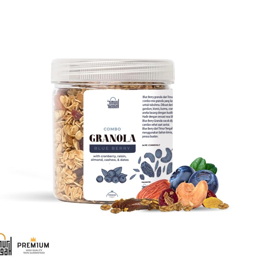 

Promo Menarik4k4Jy Granola Blueberry 250 gr Timur Tengah Sereal Makanan Sehat High Quality