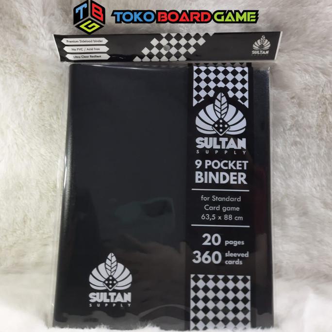 

Terbaru !!! Sultan Supply Card Album 9 Pocket Binder - Black
