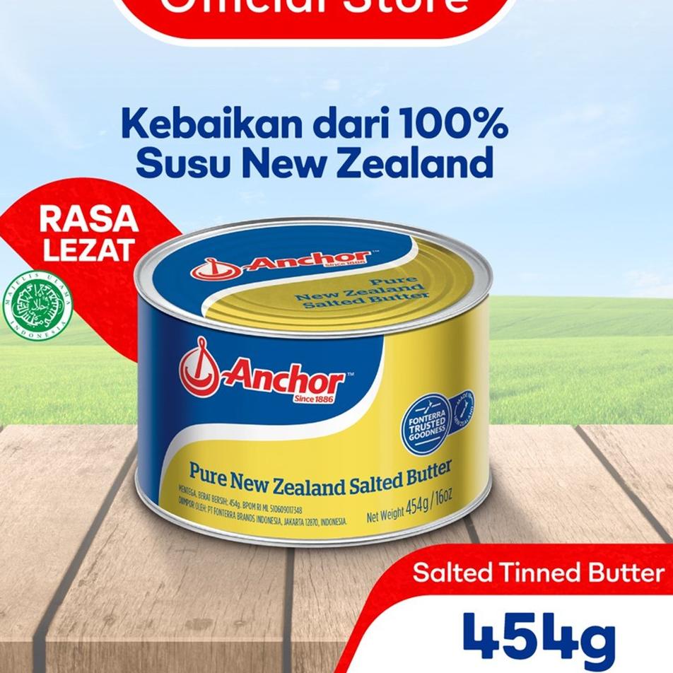 

❋ Anchor Salted Butter 454g - Mentega Asin New Zealand ❈