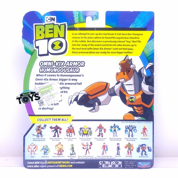 Ben 10 Omni-Kix Armor Humungosaur Basic Figure #Original