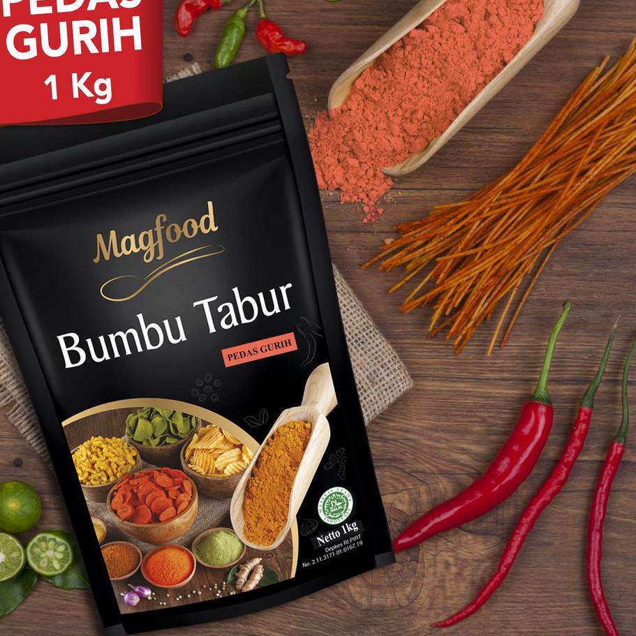 

➥ Magfood Bumbu Tabur Pedas Gurih 1 KG ♕