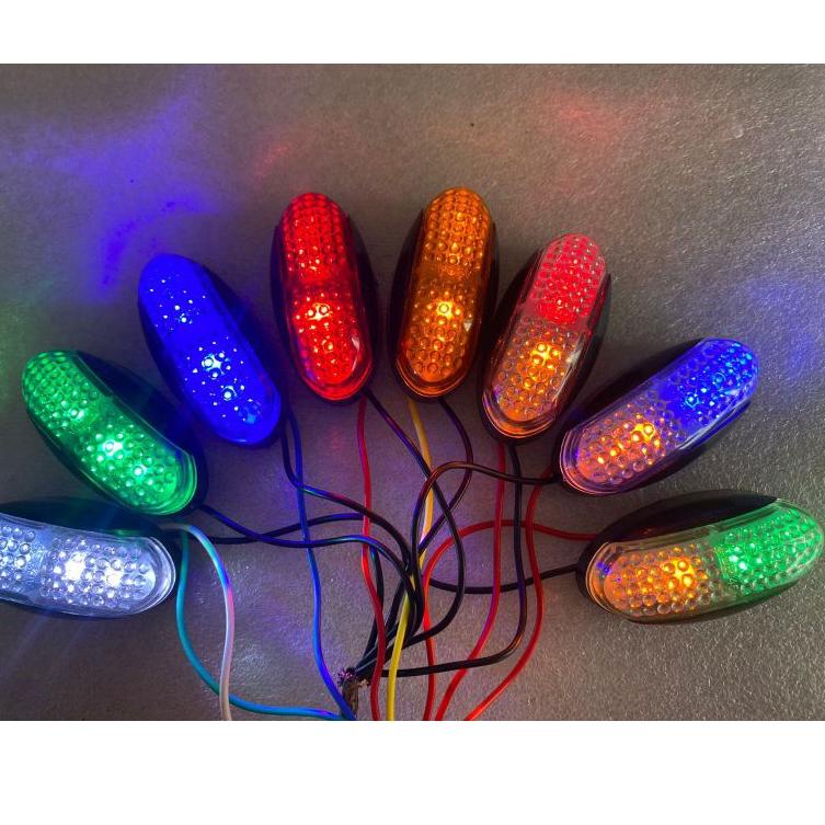 [ART. 6763] lampu bak truk 24 volt model ulat bulu OVAL KECIL