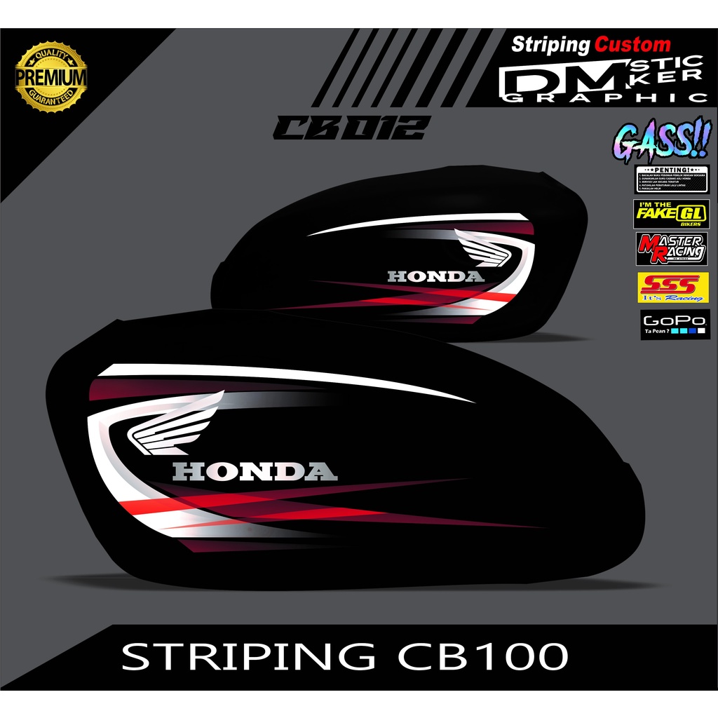 STRIPING CB125 STICKER CB HOLOGRAM