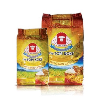 

BERAS KRISTAL LONG GRAIN 10KG CAP TOPI KOKI CRYSTAL RICE