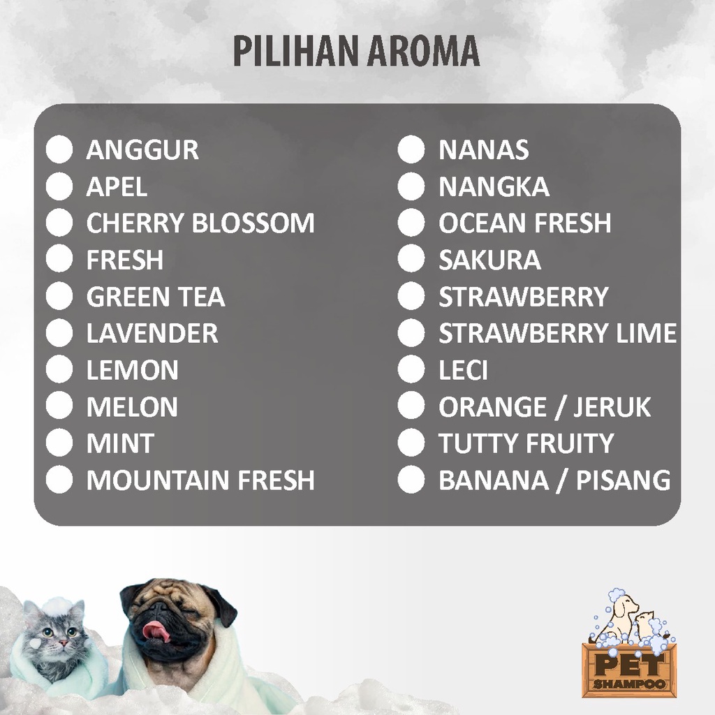 Pet Shampoo Hewan / Shampoo Kucing Dan Anjing Anti Jamur Aroma Segar 500 Pump