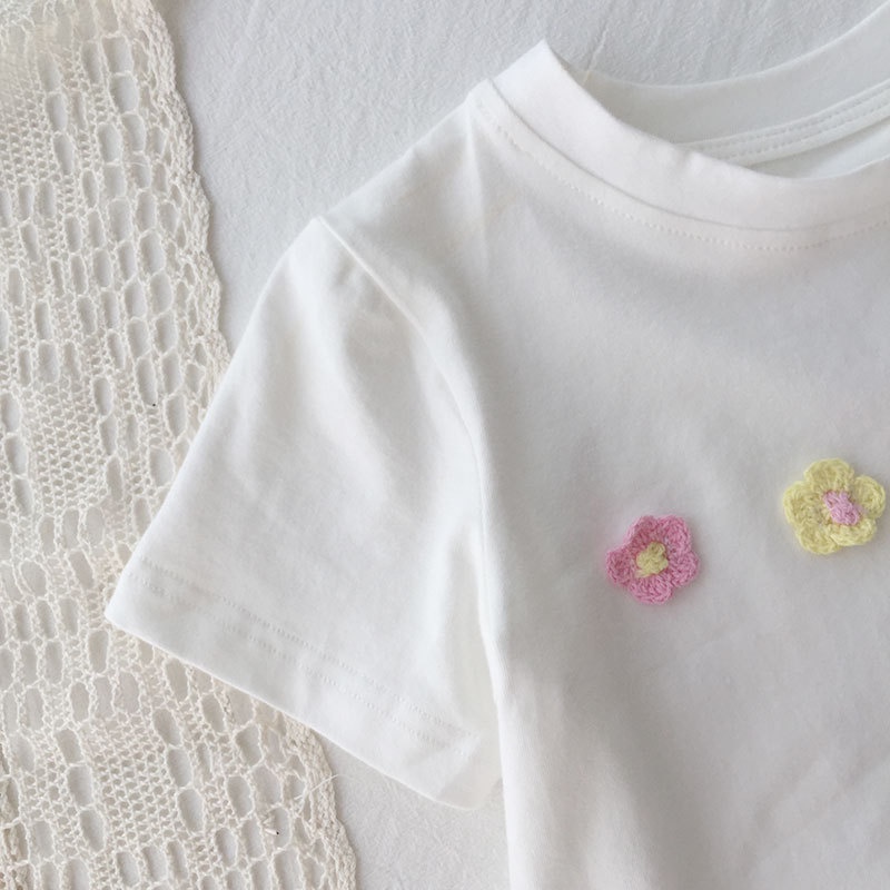 Baju Atasan anak Perempuan Bunga 3D