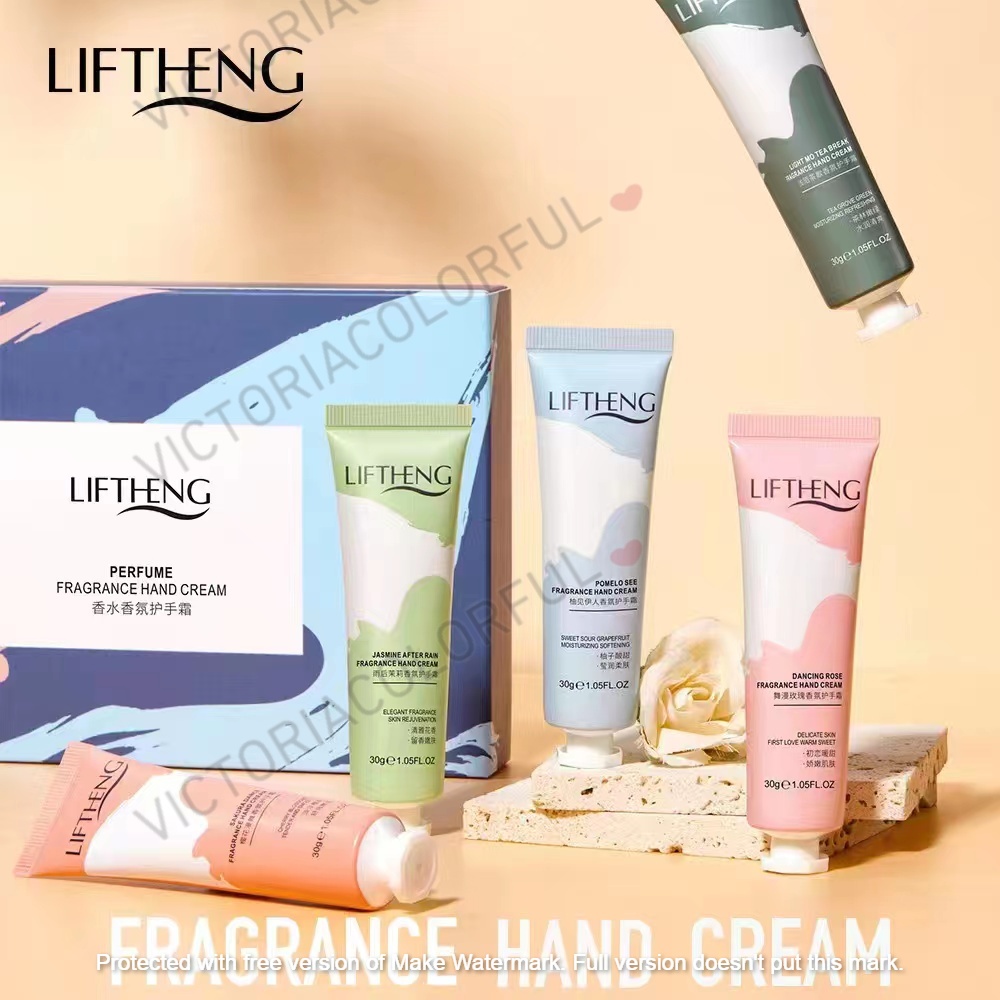 LIFTHENG HAND CREAM MOISTURIZING HAND DRY HANDS TRAVEL GIFT KRIM TANGAN PEMUTIH