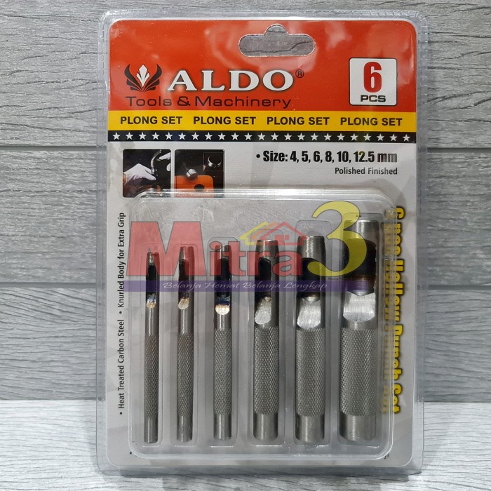 

hanya disini] Alat Plong Set ALDO 6 pcs / Hollow Punch Pembuat Lubang Mata Pelubang