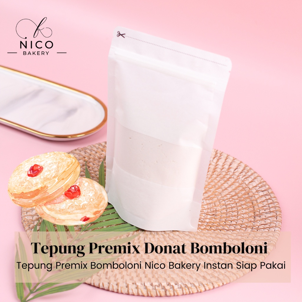 

Tepung Premix Donat Bomboloni Instan / Tepung Donat Premix